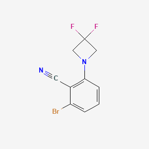 2-Bromo-6-(3,3-difluoroazetidin-1-yl)benzonitrile