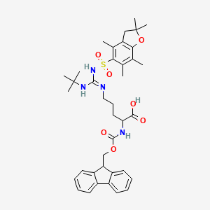 molecular formula C38H48N4O7S B14062677 Fmoc-Arg(t-Bu,Pbf)-OH 