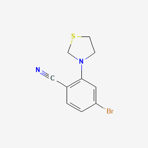 4-Bromo-2-(thiazolidin-3-yl)benzonitrile