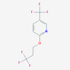 5-(Trifluoromethyl)-2-(3,3,3-trifluoropropoxy)pyridine
