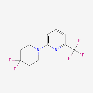 2-(4,4-Difluoropiperidin-1-yl)-6-(trifluoromethyl)pyridine