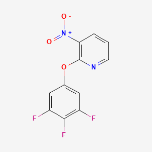 3-Nitro-2-(3,4,5-trifluorophenoxy)pyridine