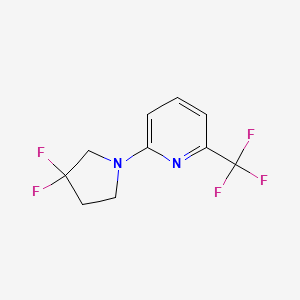 2-(3,3-Difluoropyrrolidin-1-yl)-6-(trifluoromethyl)pyridine