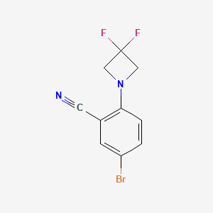 5-Bromo-2-(3,3-difluoroazetidin-1-yl)benzonitrile