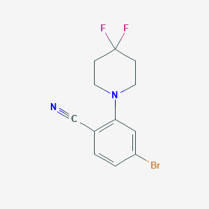 4-Bromo-2-(4,4-difluoropiperidin-1-yl)benzonitrile