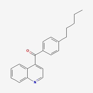 4-(4-Pentylbenzoyl)quinoline