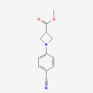 Methyl 1-(4-Cyanophenyl)azetidine-3-carboxylate