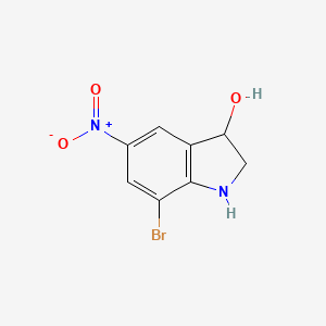 7-Bromo-5-nitro-3-hydroxyindoline