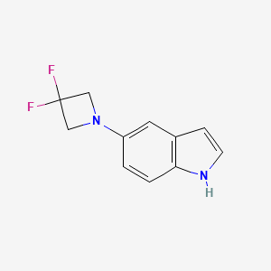 5-(3,3-Difluoroazetidin-1-yl)-1H-indole