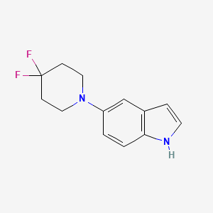 5-(4,4-Difluoropiperidin-1-yl)-1H-indole