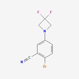 2-Bromo-5-(3,3-difluoroazetidin-1-yl)benzonitrile
