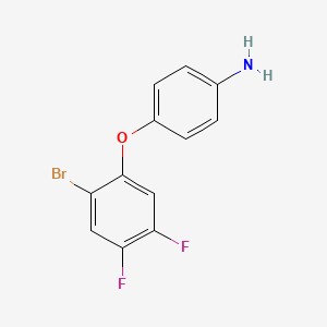 4-(2-Bromo-4,5-difluorophenoxy)aniline