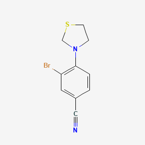 3-Bromo-4-(thiazolidin-3-yl)benzonitrile