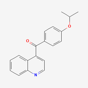 4-(4-Isopropoxybenzoyl)quinoline