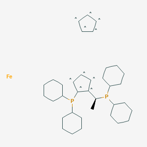 (S,S)-1-Dicyclohexylphosphino-2-[1-(dicyclohexylphosphino)ethyl]ferrocene