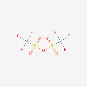 molecular formula C2F6O5S2 B140633 三氟甲磺酸酐 CAS No. 358-23-6