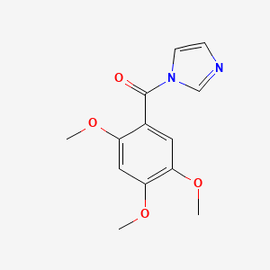molecular formula C13H14N2O4 B1406332 1-(2,4,5-Trimethoxybenzoyl)-1H-imidazole CAS No. 1424857-13-5