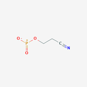 molecular formula C3H4NO3P B14063457 (2-Cyanoethoxy)(oxo)phosphaniumolate CAS No. 118221-88-8