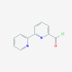 molecular formula C11H7ClN2O B1406354 2,2'-Bipyridine-6-carbonyl chloride CAS No. 156100-94-6