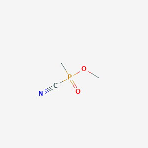 molecular formula C3H6NO2P B14063554 Methyl methylphosphonocyanidate CAS No. 101153-04-2