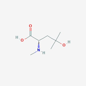 molecular formula C7H15NO3 B14063595 N-Methyl-4-hydroxy-leucine 