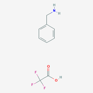 molecular formula C9H10F3NO2 B14063628 Benzenemethanamine, trifluoroacetate CAS No. 90284-71-2