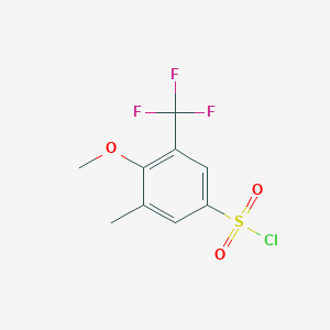 4-Methoxy-3-methyl-5-(trifluoromethyl)benzenesulfonyl chloride