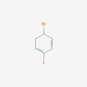 molecular formula C6H6BrI B14063656 1-bromo-4-iodo(2H)benzene 