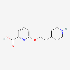 6-(2-Piperidin-4-ylethoxy)pyridine-2-carboxylic acid