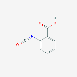 molecular formula C8H5NO3 B14063709 2-Isocyanatobenzoic acid CAS No. 62763-85-3