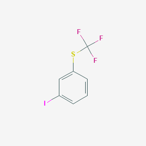molecular formula C7H4F3IS B1406372 3-Iodophenyltrifluoromethyl sulfide CAS No. 1002355-79-4