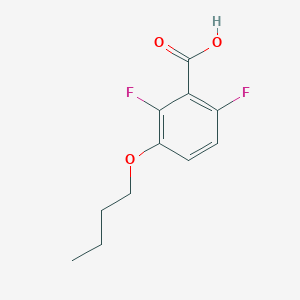 molecular formula C11H12F2O3 B1406374 3-Butoxy-2,6-difluorobenzoic acid CAS No. 1706434-98-1