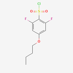 molecular formula C10H11ClF2O3S B1406393 4-Butoxy-2,6-difluorobenzenesulfonyl chloride CAS No. 1706431-01-7