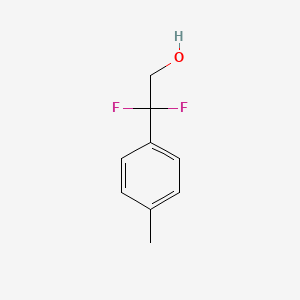 molecular formula C9H10F2O B1406398 2,2-Difluoro-2-(p-tolyl)ethanol CAS No. 1783961-43-2