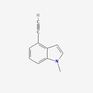 molecular formula C11H9N B1406400 4-Ethynyl-1-methyl-1h-indole CAS No. 959918-24-2