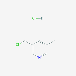 molecular formula C7H9Cl2N B140643 3-(Chloromethyl)-5-methylpyridine hydrochloride CAS No. 1007089-84-0