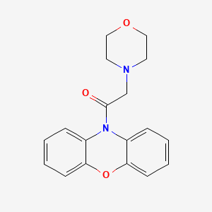 molecular formula C18H18N2O3 B14064344 10H-Phenoxazine, 10-(4-morpholinylacetyl)- CAS No. 101793-61-7