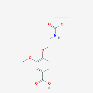 4-(2-tert-Butoxycarbonylaminoethoxy)-3-methoxybenzoic acid