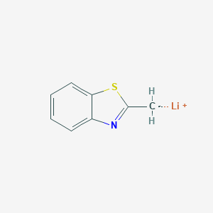 molecular formula C8H6LiNS B140644 Lithium;2-methanidyl-1,3-benzothiazole CAS No. 125414-91-7