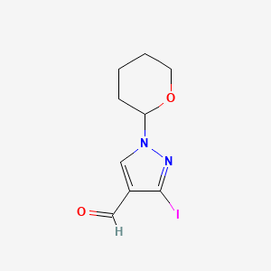 3-Iodo-1-tetrahydropyran-2-yl-pyrazole-4-carbaldehyde