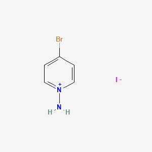 molecular formula C5H6BrIN2 B1406487 1-Amino-4-bromopyridinium iodide CAS No. 1533440-88-8