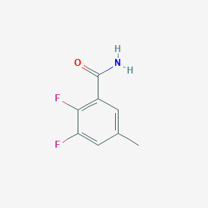 molecular formula C8H7F2NO B1406504 2,3-Difluoro-5-methylbenzamide CAS No. 1806269-24-8