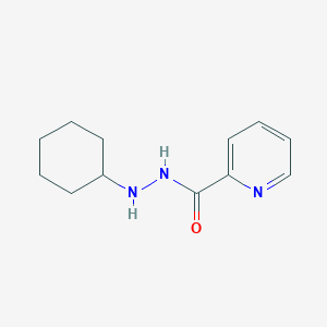 molecular formula C12H17N3O B14065190 Picolinic acid, 2-cyclohexylhydrazide CAS No. 101976-18-5