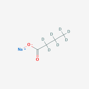 molecular formula C4H7NaO2 B1406522 Sodium butyrate-D7 CAS No. 270564-49-3