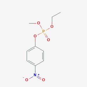 molecular formula C9H12NO6P B14065280 Ethyl methyl p-nitrophenyl phosphate CAS No. 1021-47-2