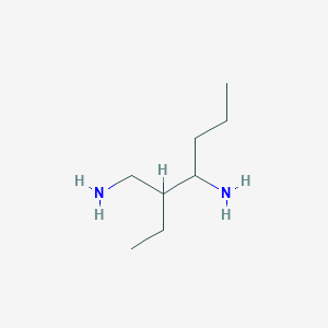 molecular formula C8H20N2 B14065326 2-Ethylhexane-1,3-diamine CAS No. 10157-78-5