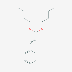 molecular formula C17H26O2 B14065474 (3,3-Dibutoxyprop-1-en-1-yl)benzene CAS No. 101740-97-0