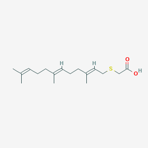 molecular formula C17H28O2S B140657 Farnesylthioacetic acid CAS No. 135784-48-4