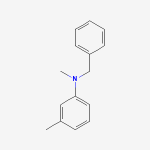 molecular formula C15H17N B14065785 N-Benzyl-N,3-dimethylaniline CAS No. 101663-45-0