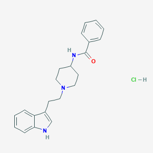 molecular formula C22H26ClN3O B140659 Indoramin hydrochloride CAS No. 38821-52-2